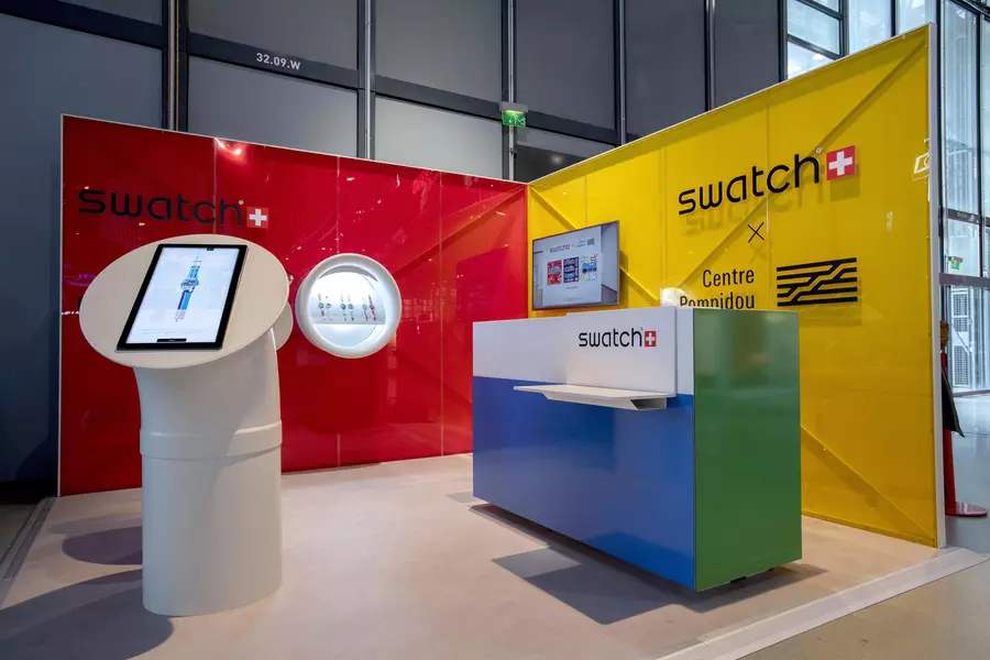 Pop up montres Swatch MEDIA6 360